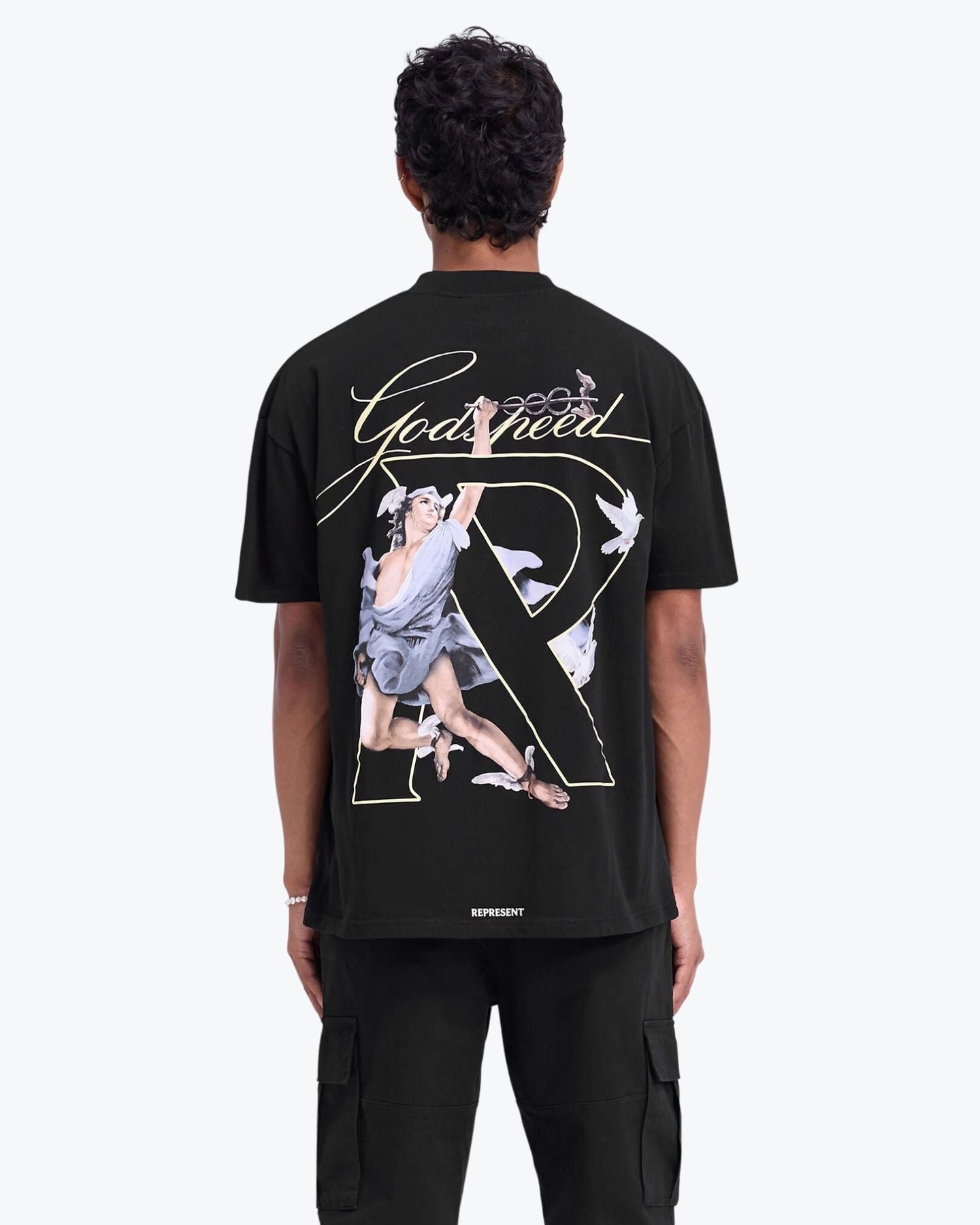 Represent T-Shirt MLM4228 001 - SanShopLuxury - 2024, Abbigliamento, Autunno/Inverno, Continuativo, FW24, Idoneo, L, M, Nero, Outlet, Primavera/Estate, Represent, S, T-Shirt, Uomo, XL, XXL