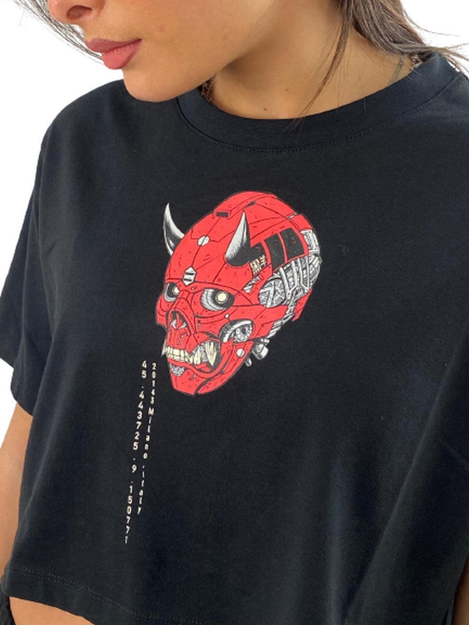 Dolly Noire T-Shirt TS431 - SanShopLuxury - -50%, 2020, Abbigliamento, Autunno/Inverno, Dolly Noire, Donna, FW20, L, M, Nero, Outlet, S, T-Shirt