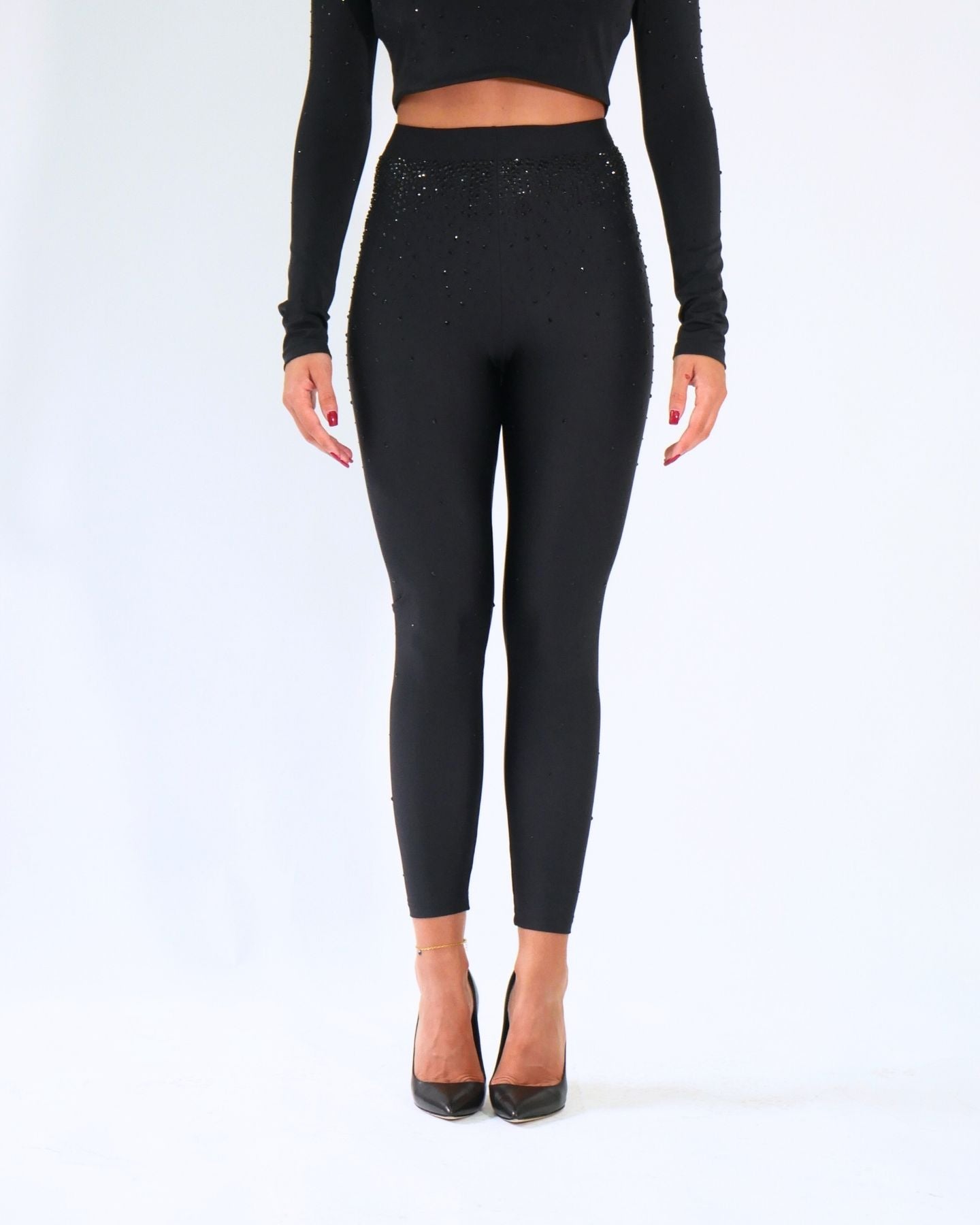 Inverno, District Margherita Mazzei, Donna, FW24, Idoneo, L, Leggings, M, Nero, Outlet, S, XL, XS