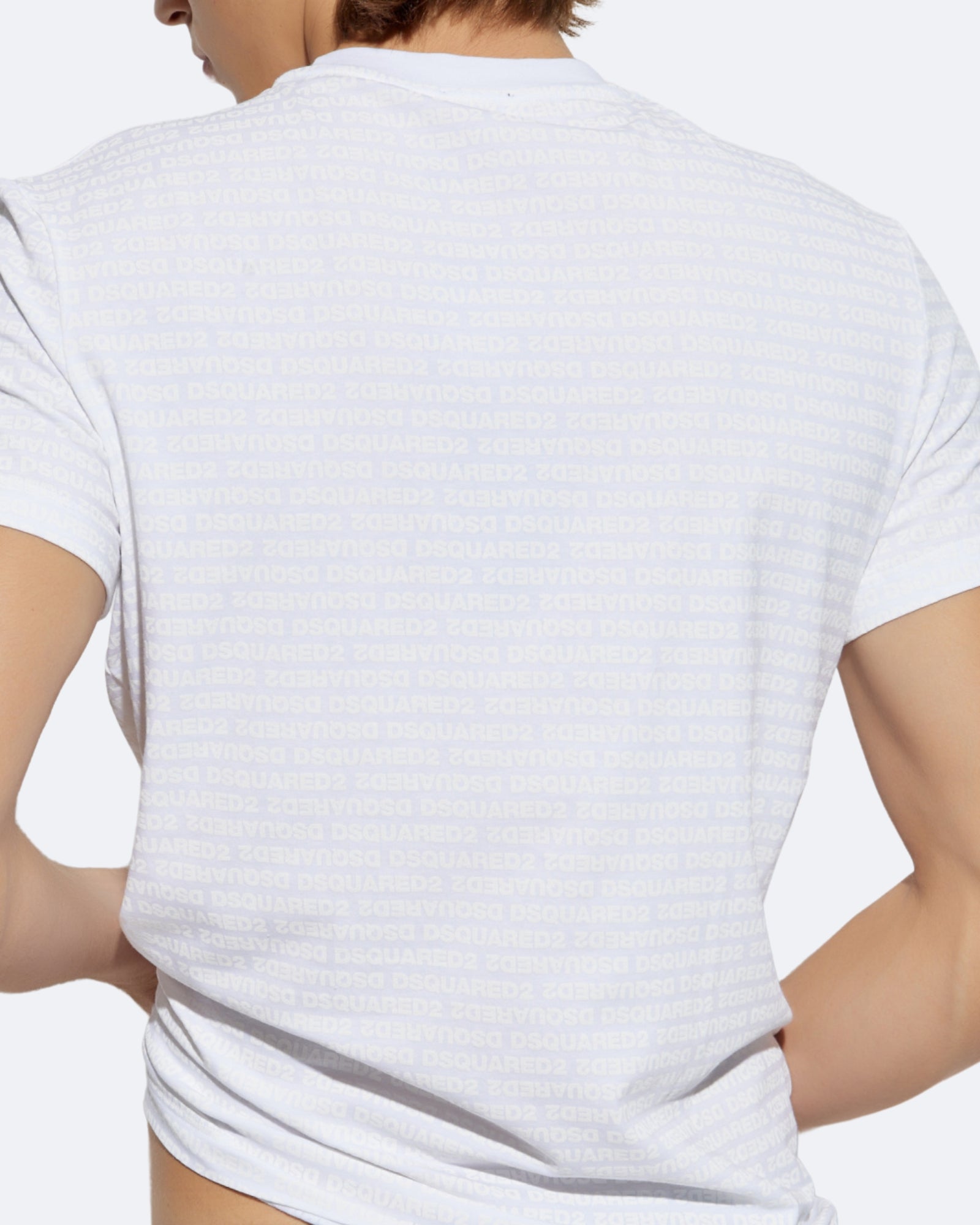 Dsquared2 T-Shirt D9H135510-100 - SanShopLuxury - 2025, Abbigliamento, Autunno/Inverno, Bianco, Carry Over, Continuativo, Dsquared2, Idoneo, L, M, New, Primavera/Estate, S, T-Shirt, Uomo, XL, XXL