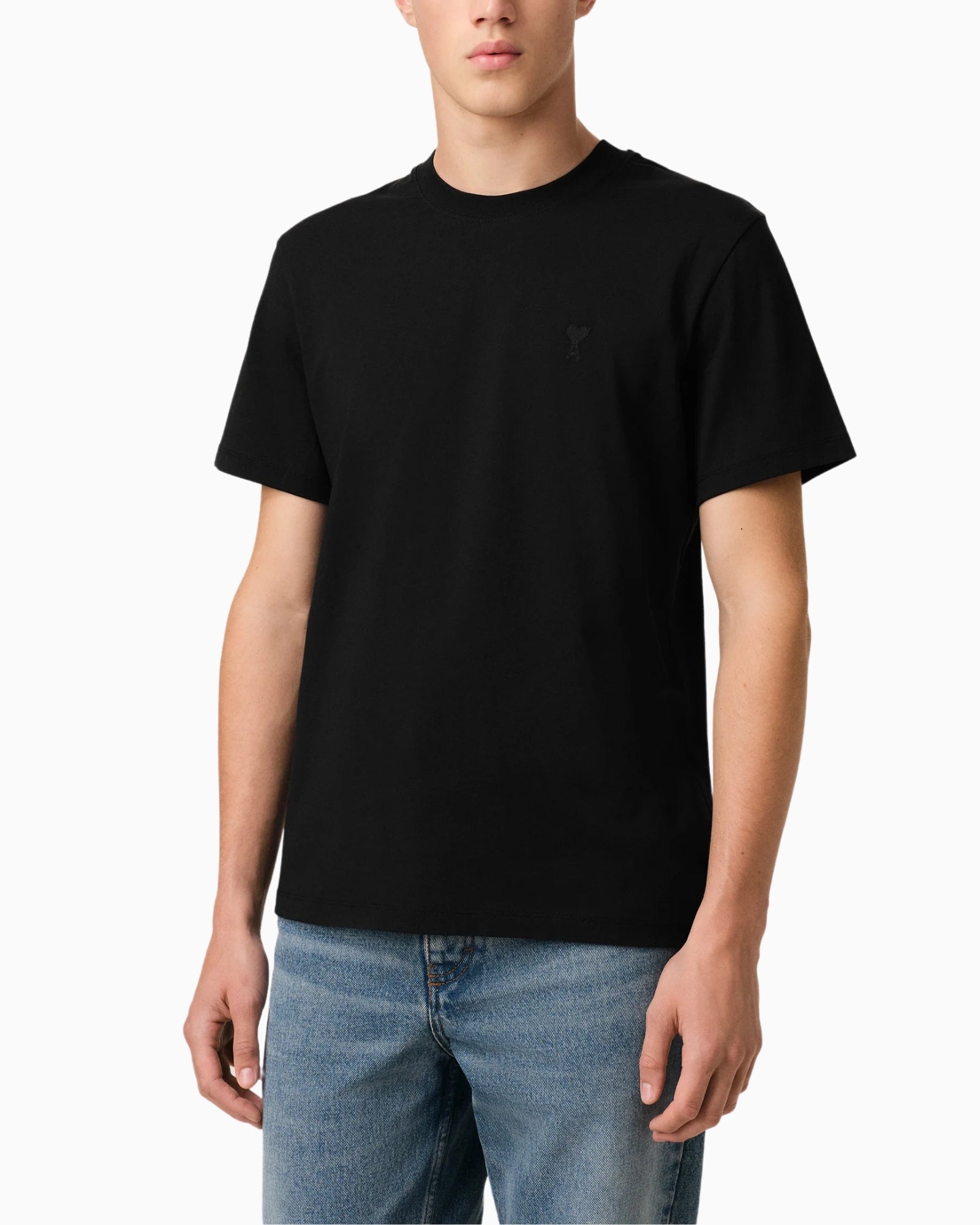 Ami Paris T-Shirt BFUTS003724001 - SanShopLuxury - 2025, Abbigliamento, Ami Paris, Donna, Idoneo, L, M, Nero, New, Primavera/Estate, SS25, T-Shirt, UNISEX, Uomo, XL, XXL