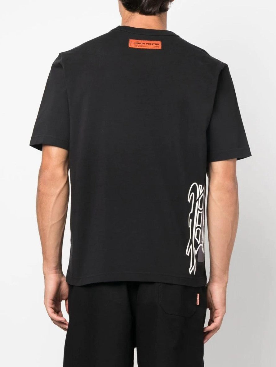 Heron Preston T-Shirt HMAA032F22JER003 - SanShopLuxury - 2022, Abbigliamento, Autunno/Inverno, FW22, Heron Preston, L, M, Nero, Outlet, S, T-Shirt, Uomo, XL