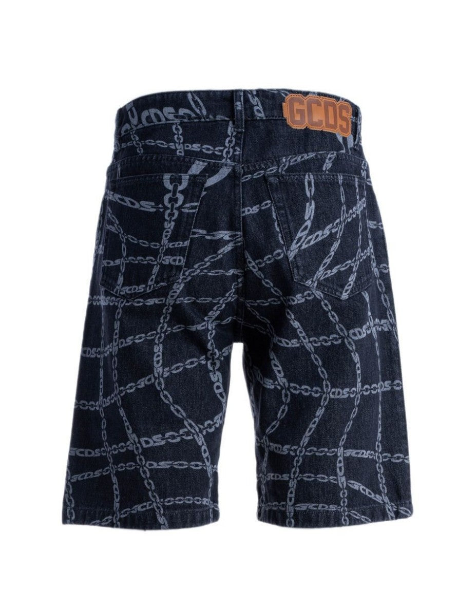Gcds Short SS22M360203 - SanShopLuxury - 2022, 44, 46, 48, 50, Abbigliamento, Blu, Gcds, Nero, Outlet, Primavera/Estate, Short, SS22, Uomo