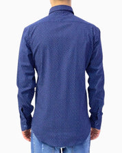 Sartoria Italiana Camicia 002-ROMA-16 - SanShopLuxury - 2019, 38, Abbigliamento, Autunno/Inverno, Blu, Camicia, Carry Over, Continuativo, Idoneo, New, Primavera/Estate, Sartoria Italiana, Ultimo, Uomo