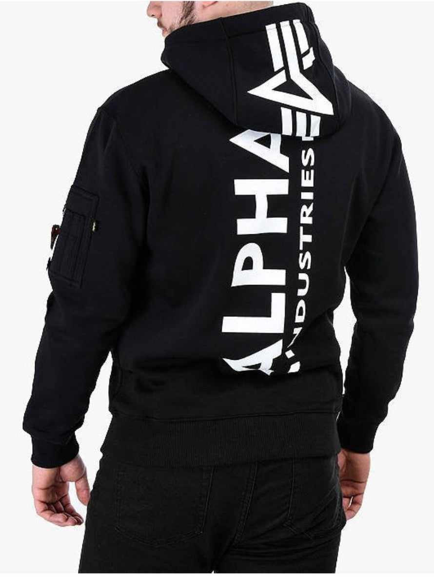 Alpha Industries Felpa 178318 - SanShopLuxury - 2021, Abbigliamento, Alpha Industries, Autunno/Inverno, Carry Over, Con Cappuccio, Felpa, Idoneo, L, Nero, New, S, Uomo, XXL
