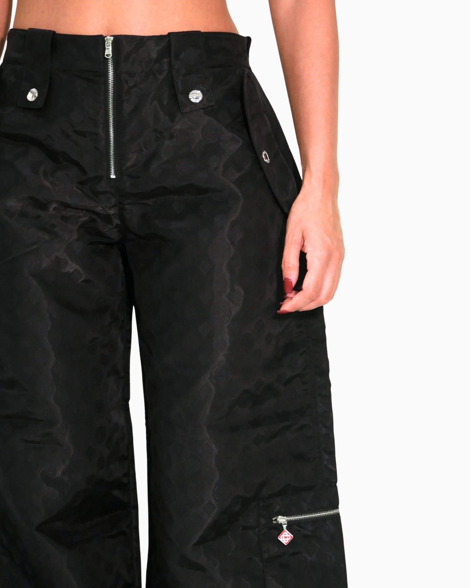 Casablanca Pantalone WAW25TR366/01 - SanShopLuxury - 2025, Abbigliamento, Autunno/Inverno, Casablanca, Donna, FW25, Idoneo, Nero, New, Pantalone, S, Ultimo, XS