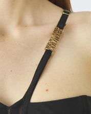 Versace Jeans Couture Abito 76HAO903/JS291G89 - SanShopLuxury - 2024, 38, 40, A bustier, Abbigliamento, Abito, Donna, Idoneo, Nero-Oro, Outlet, Primavera/Estate, SS24, Versace Jeans Couture