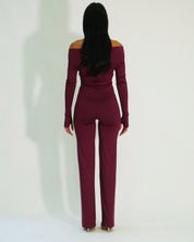 District Margherita Mazzei Tuta Intera ED88 0907 - SanShopLuxury - 2024, Abbigliamento, Autunno/Inverno, Bordeaux, District Margherita Mazzei, Donna, FW24, Idoneo, L, M, Outlet, Rosso, S, Tuta Intera, XL, XS