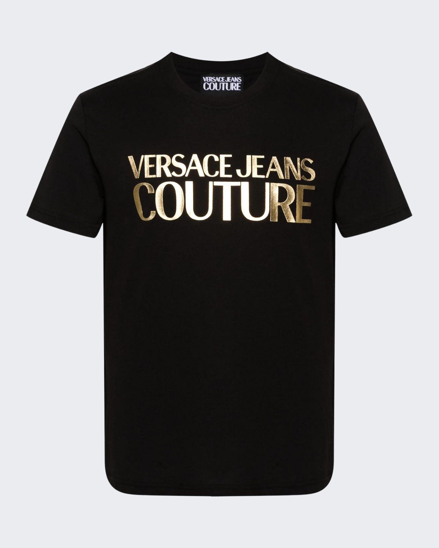 Versace Jeans Couture T-Shirt 76GAHT00/CJ00TG89 - SanShopLuxury - 2024, Abbigliamento, Idoneo, L, M, Nero-Oro, Outlet, Primavera/Estate, SS24, T-Shirt, Uomo, Versace Jeans Couture, XL, XXL