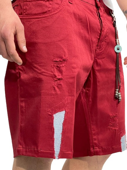 Giggle Short GIGGLE 007 009 - SanShopLuxury - -70%, 2016, 46, 54, Abbigliamento, Bordeaux, Giggle, Outlet, Primavera/Estate, Rosso, Short, SS16, Uomo