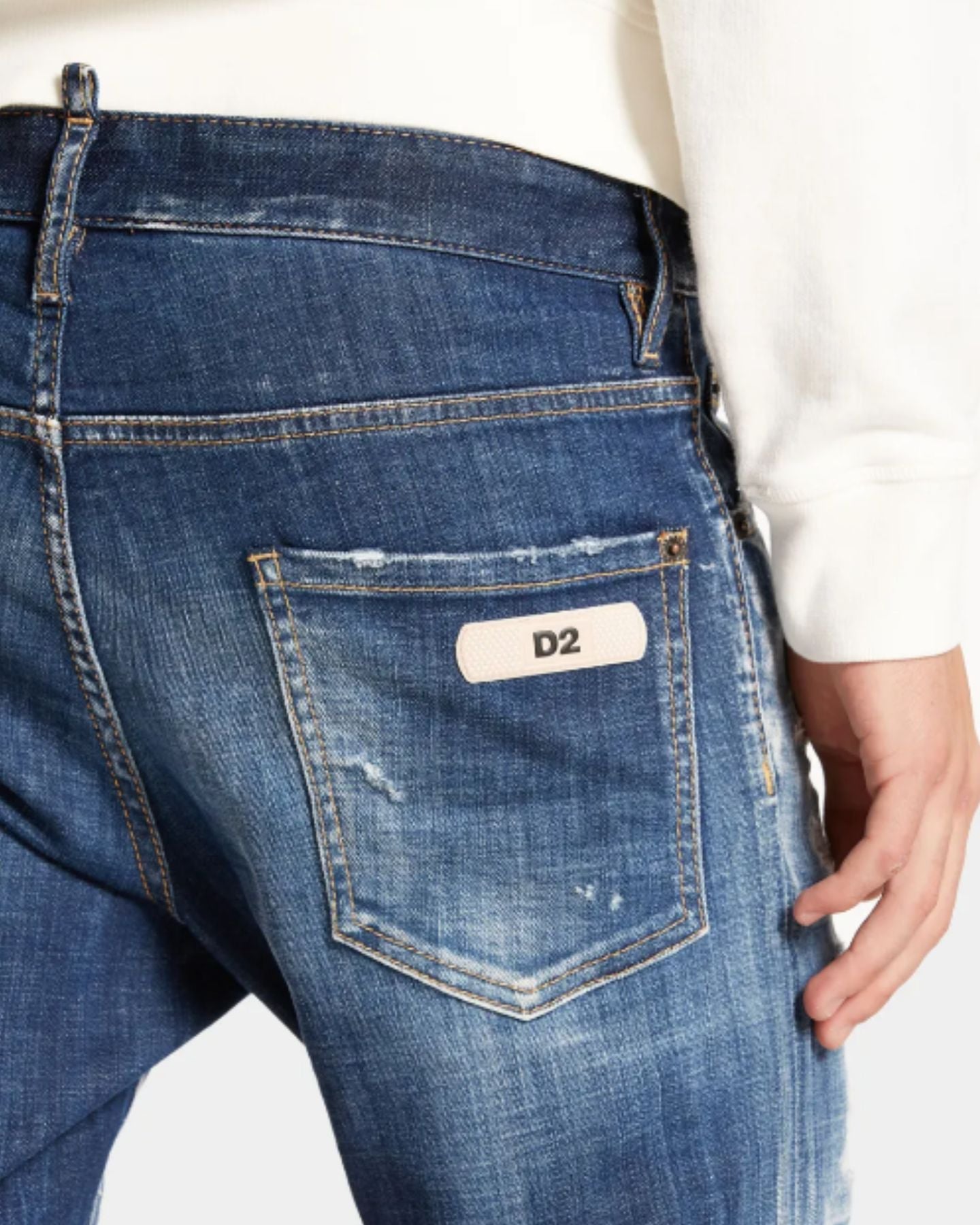 Dsquared2 Jeans S71LB1365 470 - SanShopLuxury - 2024, 44, 46, 48, 50, 52, 54, 56, 58, Abbigliamento, Blu, Dsquared2, Idoneo, Jeans, Outlet, Primavera/Estate, SS24, Uomo