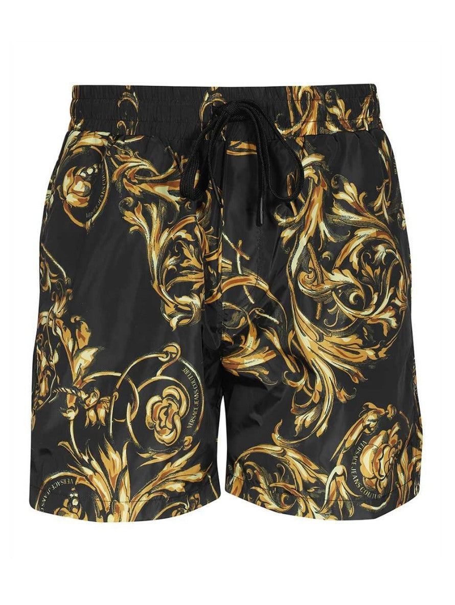 Versace Jeans Couture Costume 72GAD126 - SanShopLuxury - 2022, 46, 48, 50, 52, Abbigliamento, Azzurro, Beachwear, Costume, Idoneo, Nero, Outlet, Pantaloncino, Primavera/Estate, SS22, Uomo, Versace Jeans Couture