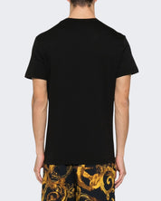 Versace Jeans Couture T-Shirt 76GAHT00/CJ00TG89 - SanShopLuxury - 2024, Abbigliamento, Idoneo, L, M, Nero-Oro, Outlet, Primavera/Estate, SS24, T-Shirt, Uomo, Versace Jeans Couture, XL, XXL