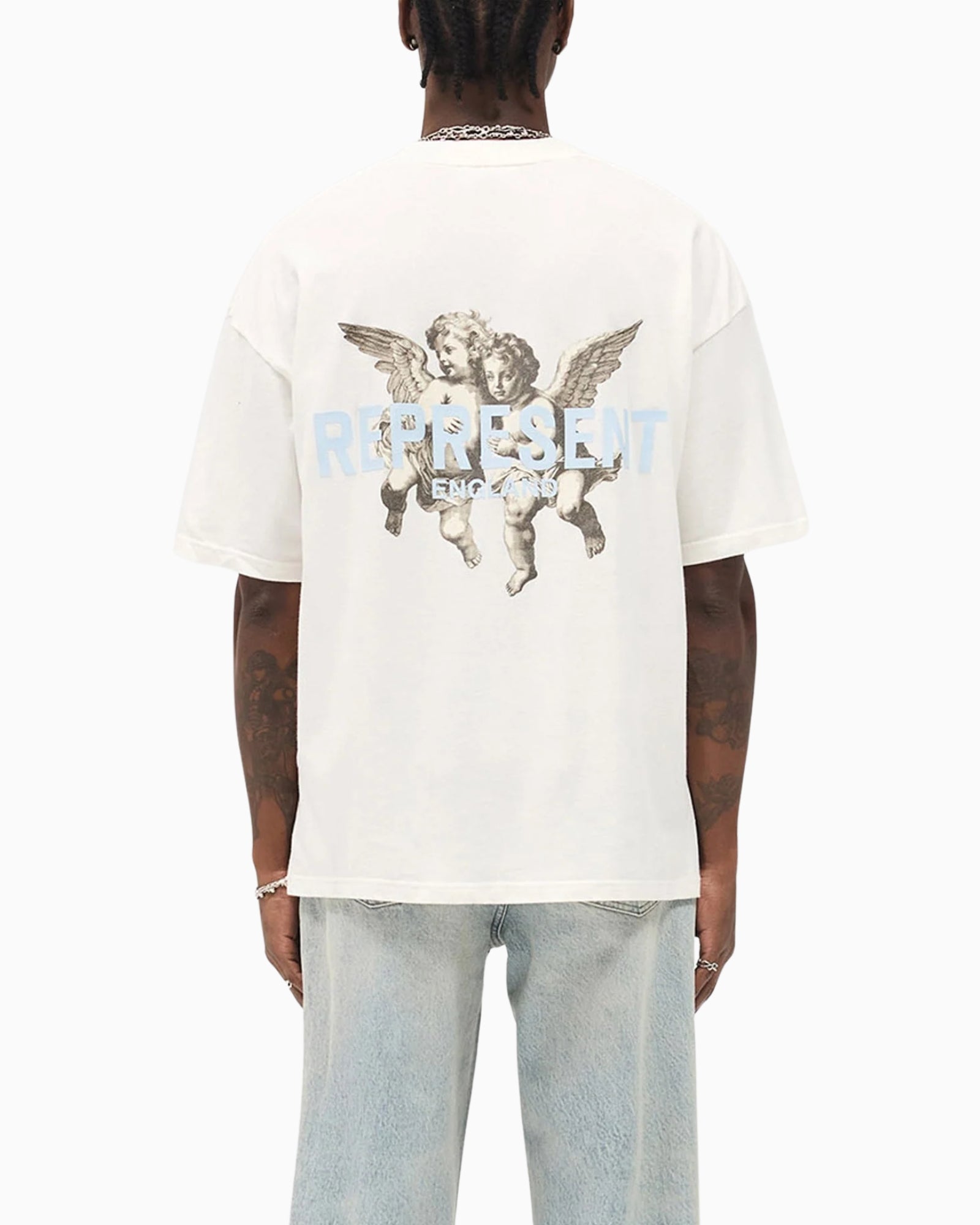 Represent T-Shirt MLM100369/72 - SanShopLuxury - 2025, Abbigliamento, Autunno/Inverno, Bianco, FW25, Idoneo, L, M, New, Represent, S, T-Shirt, Uomo, XL, XXL