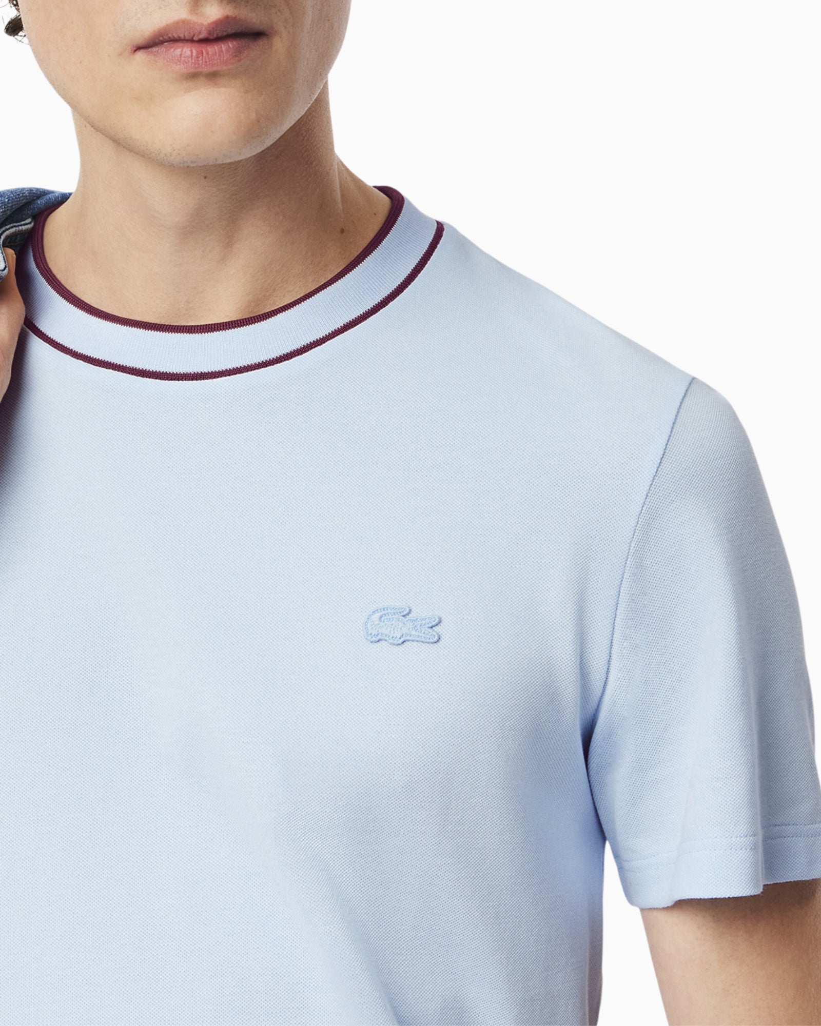 Lacoste T-Shirt TH8174/T01 - SanShopLuxury - 2025, Abbigliamento, Carry Over, Celeste, Donna, Idoneo, L, Lacoste, M, New, Primavera/Estate, T-Shirt, UNISEX, Uomo, XL, XXL, XXXL, XXXXL