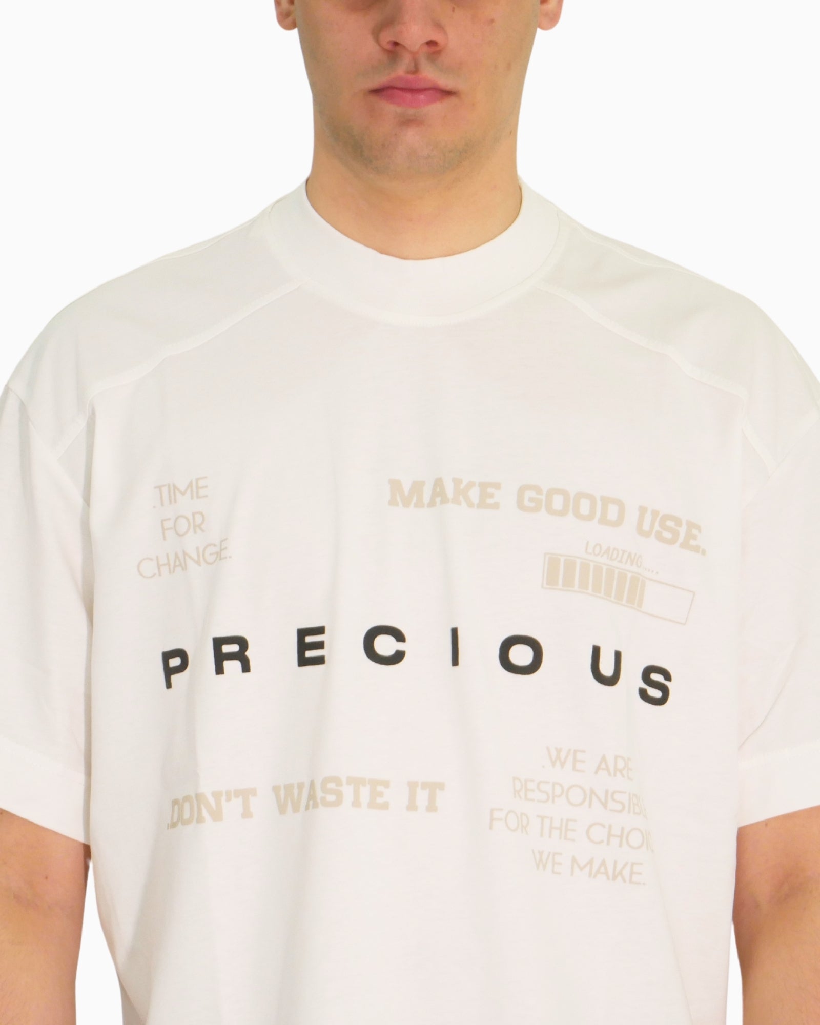 T-Shirt Donotconform TEE6016-B - SanShopLuxury - 2025, Abbigliamento, Bianco, Donotconform, Idoneo, L, M, New, Primavera/Estate, S, SS25, T-Shirt, Ultimo, Uomo, XL