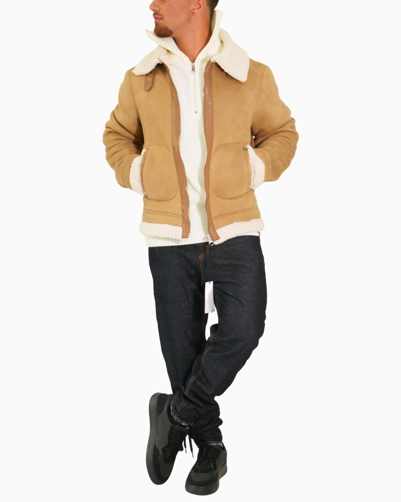 Why Not Brand Giubbino JL44-BEIGE - SanShopLuxury - 2025, Abbigliamento, Autunno/Inverno, Beige, FW25, Giubbino, Idoneo, L, M, New, Uomo, Why Not Brand, XL, XXL