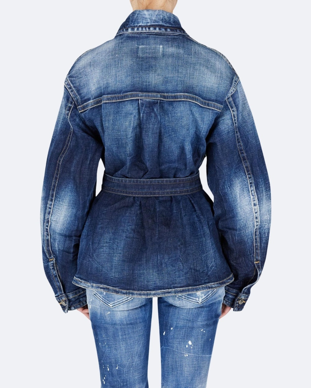 Dsquared2 Camicia S75DL0906/S30664470 - SanShopLuxury - 2025, 36, 38, 40, 42, 44, Abbigliamento, Autunno/Inverno, Blu, Camicia, Continuativo, Donna, Dsquared2, Idoneo, jeans, New, Primavera/Estate, SS25