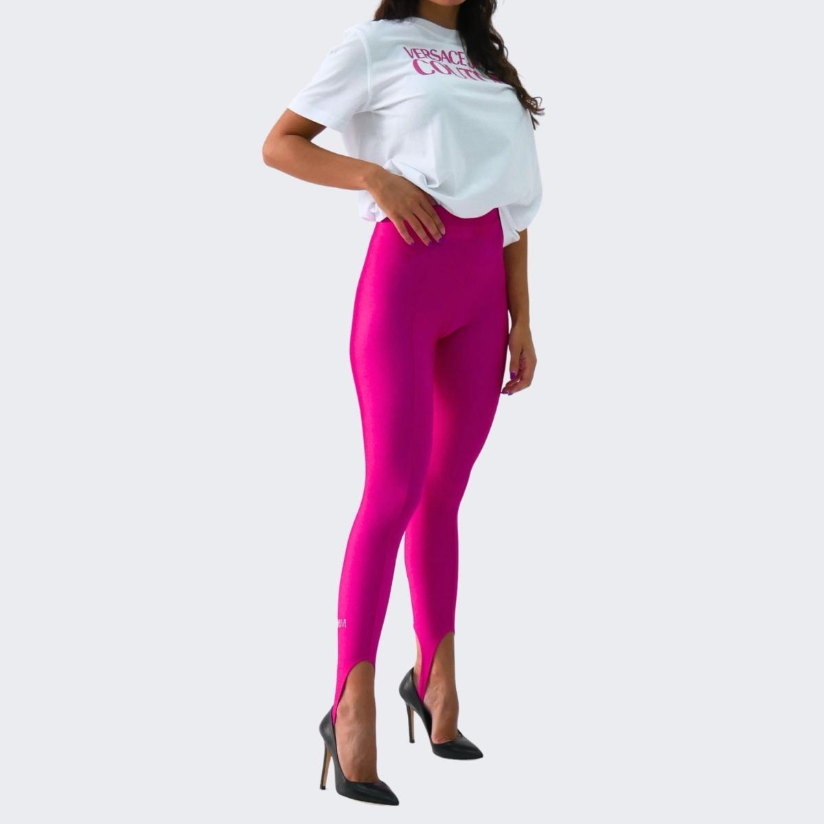 District Margherita Mazzei Leggings LT09 - SanShopLuxury - 2023, Abbigliamento, Activewear, Autunno/Inverno, Blu, District Margherita Mazzei, Donna, Fucsia, FW23, L, Leggings, M, Marrone, Nero, Outlet, Petrolio, Rosa, S, Tortora, XS