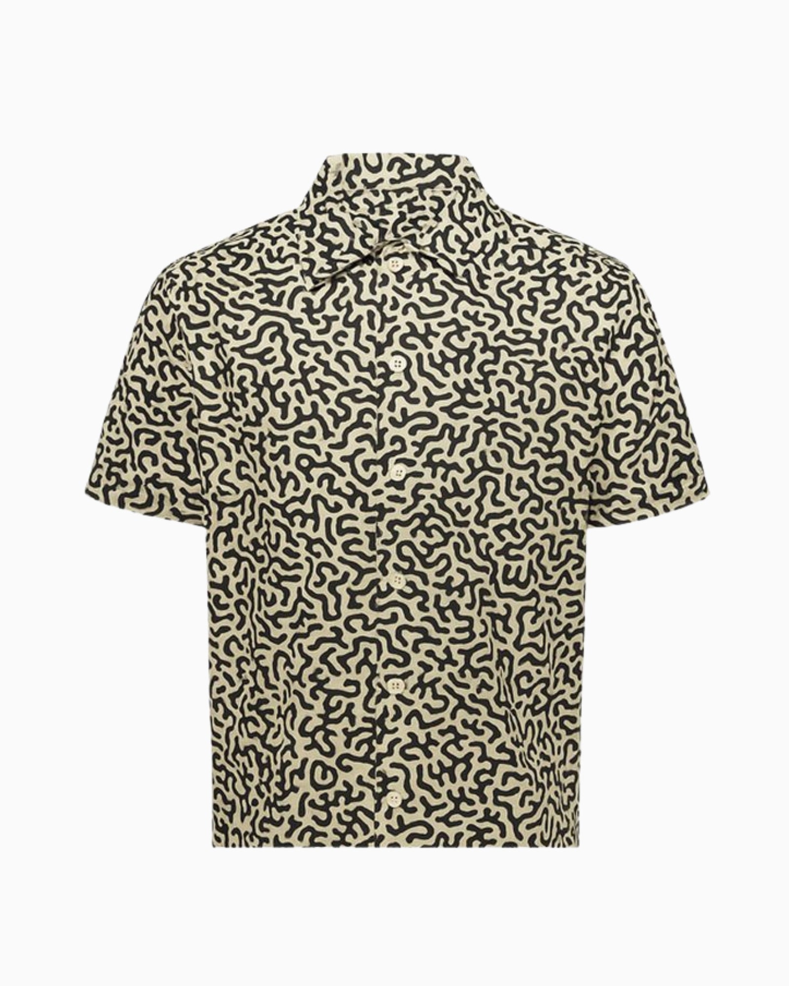 Island Coco Camicia ICU606-CORALLO-NERO