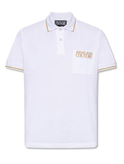 Versace Jeans Couture T-Shirt Polo 72GAGT01 - SanShopLuxury - 2022, Abbigliamento, Bianco, L, Nero, Outlet, Primavera/Estate, SS22, T-Shirt Polo, Uomo, Versace Jeans Couture, XL