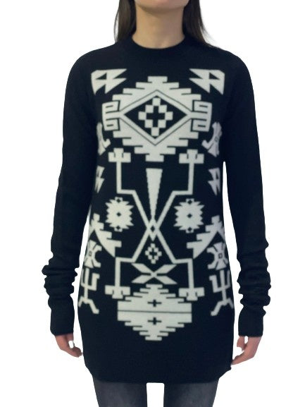 Marcelo Burlon Maglieria CWDB022F16301062 8800 - SanShopLuxury - -70%, 2016, Abbigliamento, Autunno/Inverno, Donna, FW16, Maglieria, Marcelo Burlon, Nero, Outlet, Ultimo, XS