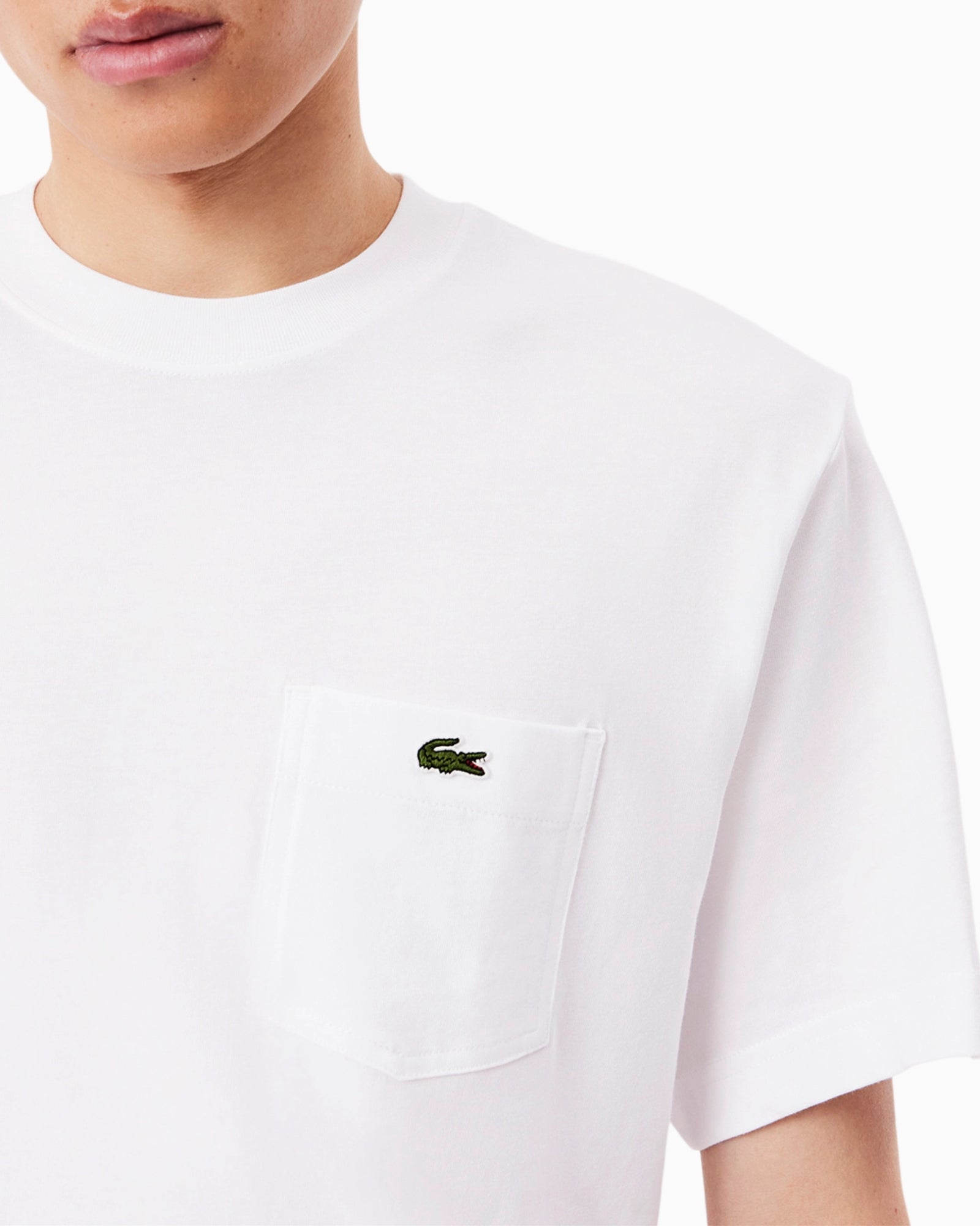 Lacoste T-Shirt TH2827/001 - SanShopLuxury - 2025, Abbigliamento, Bianco, Carry Over, Donna, Idoneo, L, Lacoste, M, New, Primavera/Estate, T-Shirt, Ultimo, UNISEX, Uomo, XL, XXL, XXXL
