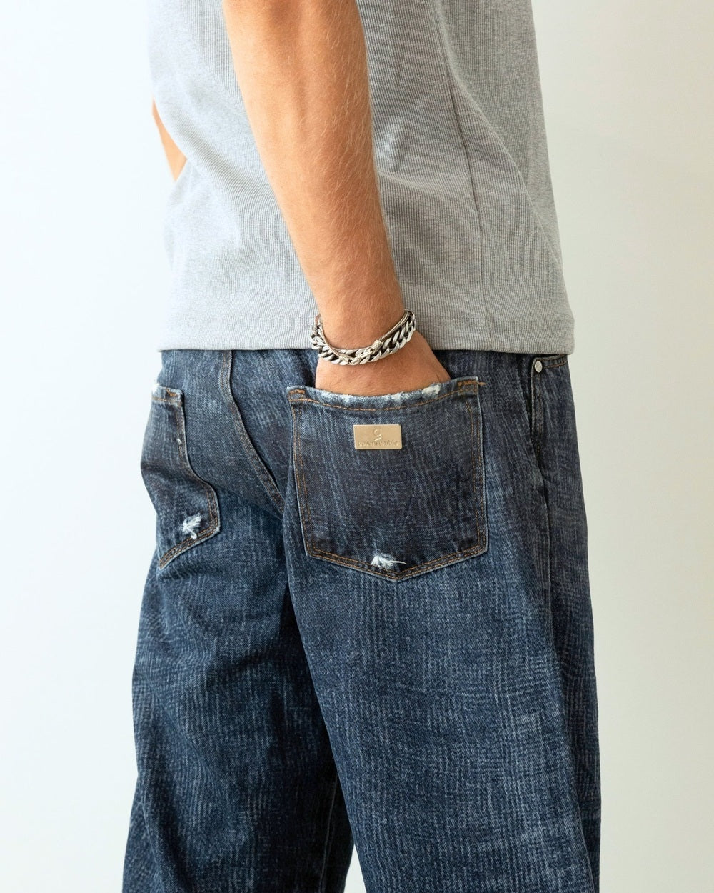 Gavensemble Jeans BAGGY130 - SanShopLuxury - 2024, 44, 46, 48, 50, 52, 54, Abbigliamento, Autunno/Inverno, Blu, Continuativo, FW24, Gavensemble, Idoneo, Jeans, Outlet, Primavera/Estate, Uomo