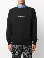Marcelo Burlon Felpa CMBA076E20FLE001 - SanShopLuxury - -50%, 2020, Abbigliamento, Autunno/Inverno, Felpa, FW20, Girocollo, L, M, Marcelo Burlon, Nero, Outlet, Ultimo, Uomo