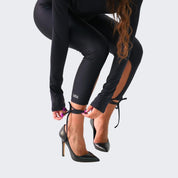 District Margherita Mazzei Leggings LT03 - SanShopLuxury - 2023, Abbigliamento, Activewear, Autunno/Inverno, District Margherita Mazzei, Donna, FW23, L, Leggings, M, Nero, Outlet, S, XS