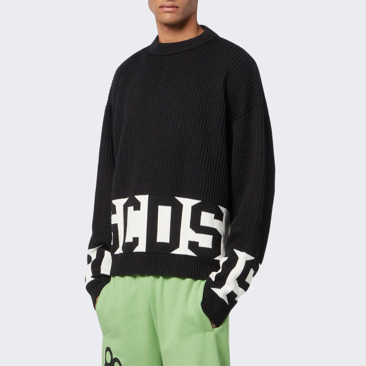 Inverno, Carry Over, Gcds, Idoneo, L, M, Maglieria, Nero, New, Uomo, XL