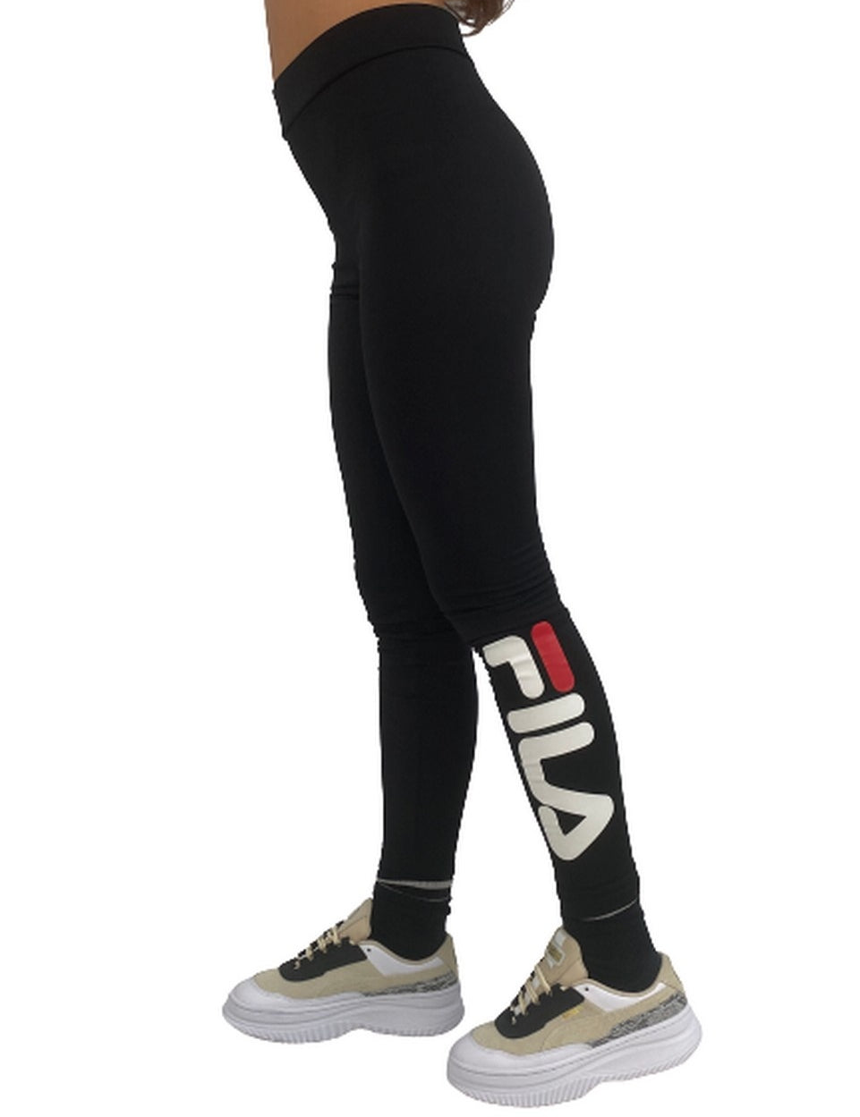 Inverno, Donna, Fila, FW19, Leggings, Nero, Outlet, S, XS