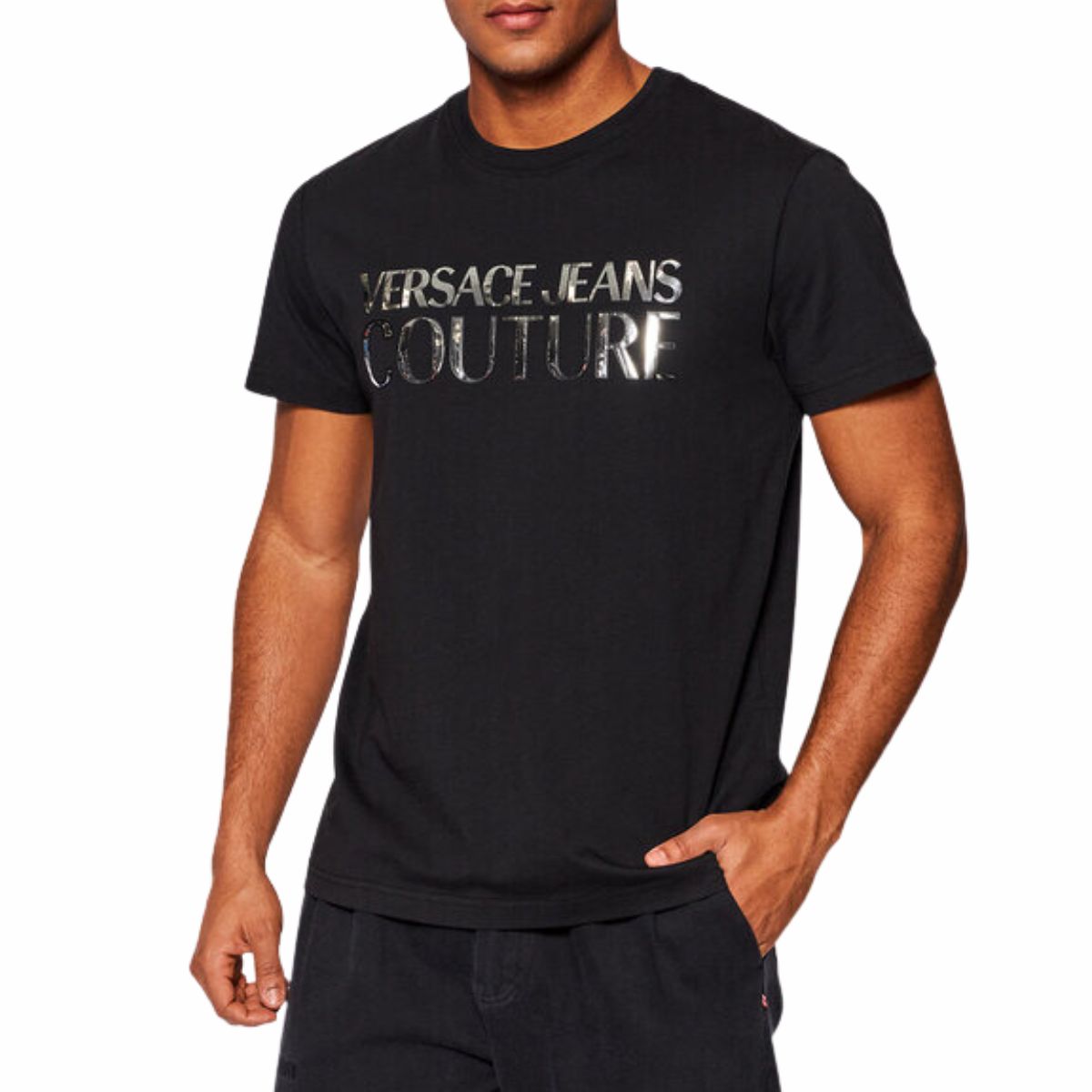 Estate, SS22, T-Shirt, Uomo, Versace Jeans Couture, XL, XXL