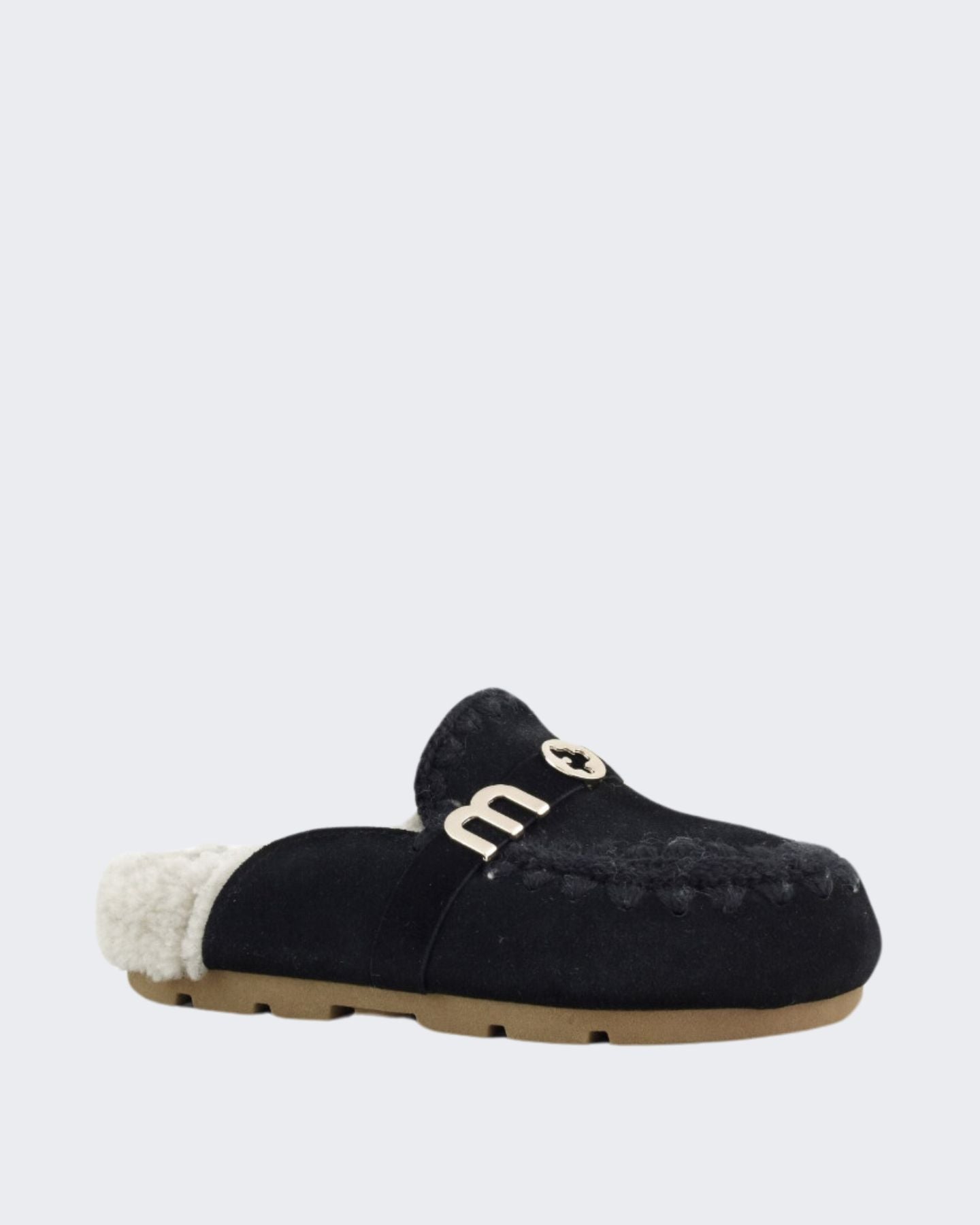 Inverno, Calzature, Donna, FW25, Mou, Nero, New, Slipper, Stellato