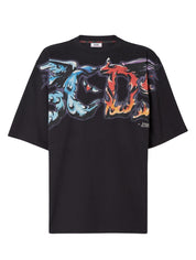 Gcds T-Shirt AI22M130639 - SanShopLuxury - 2022, Abbigliamento, Autunno/Inverno, FW22, Gcds, M, Nero, Outlet, S, T-Shirt, Uomo, XS