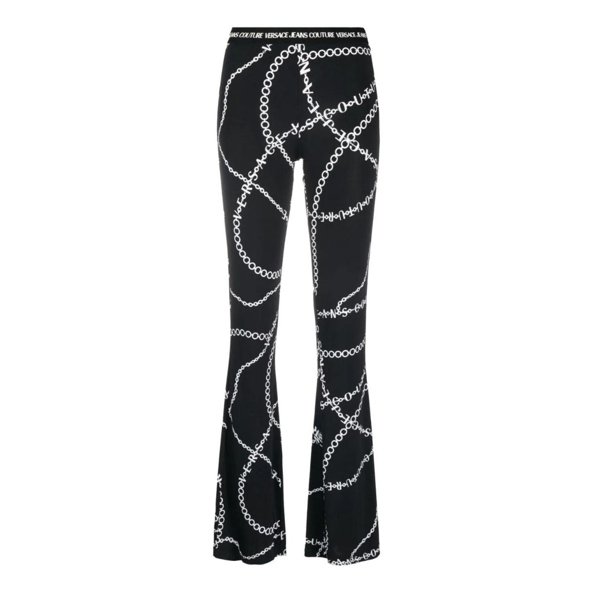 Versace Jeans Couture Pantalone 75HAC1A7 JS201 - SanShopLuxury - 2023, 38, 40, 42, A Zampa, Abbigliamento, Autunno/Inverno, Donna, FW23, Nero, Outlet, Pantalone, Versace Jeans Couture