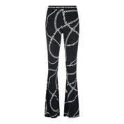 Versace Jeans Couture Pantalone 75HAC1A7 JS201 - SanShopLuxury - 2023, 38, 40, 42, A Zampa, Abbigliamento, Autunno/Inverno, Donna, FW23, Nero, Outlet, Pantalone, Versace Jeans Couture