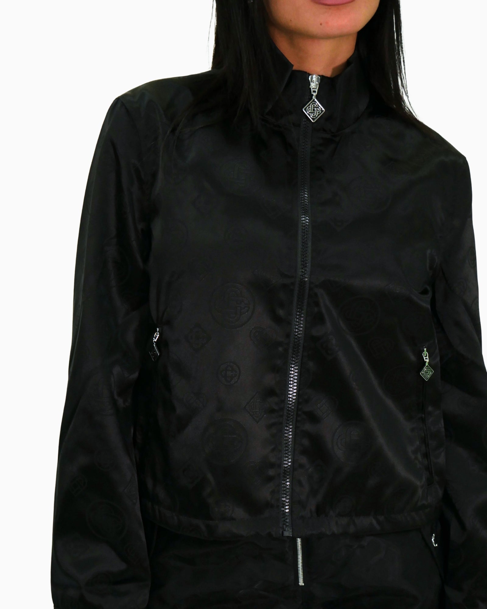 Casablanca Giubbino WAW25JK432/01 - SanShopLuxury - 2025, 38, 40, Abbigliamento, Accessori, Autunno/Inverno, Casablanca, Donna, FW25, Giubbino, Idoneo, Nero, New, Ultimo