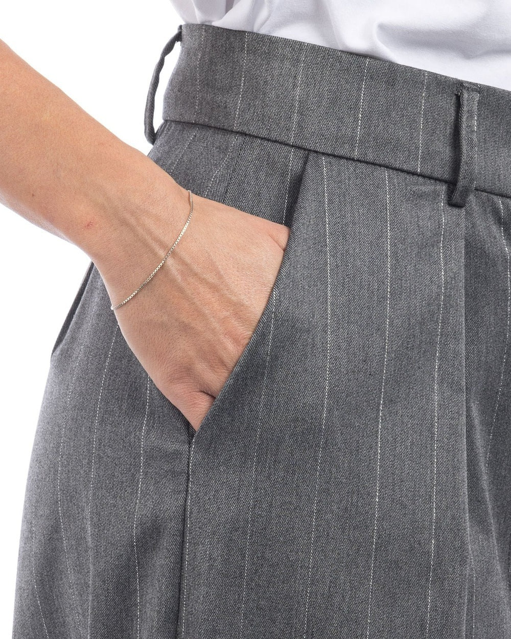 So Lavish Pantalone P4003 - SanShopLuxury - 2024, 40, 42, 44, Abbigliamento, Autunno/Inverno, Donna, FW24, Grigio, Idoneo, Outlet, Pantalone, So Lavish, Ultimo