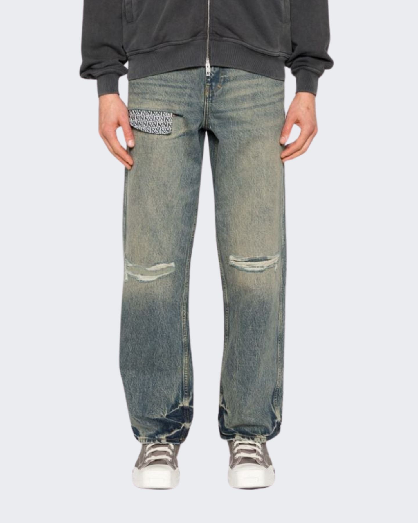 Jeans Represent MLM607/25 - SanShopLuxury - 2024, 44, 46, 47, 48, 50, 52, Abbigliamento, Blu, Blu Sabbiato, Cargo, Idoneo, Jeans, New, Outlet, Primavera/Estate, Represent, SS24, Uomo