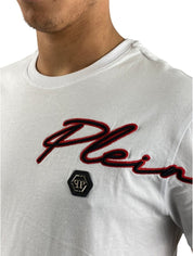 Philipp Plein T-Shirt CMTK4648/PJY002N01 - SanShopLuxury - -50%, 2020, Abbigliamento, Autunno/Inverno, Bianco, FW20, L, M, Nero, Outlet, Philipp Plein, Rosso, S, T-Shirt, Uomo, XL, XXL