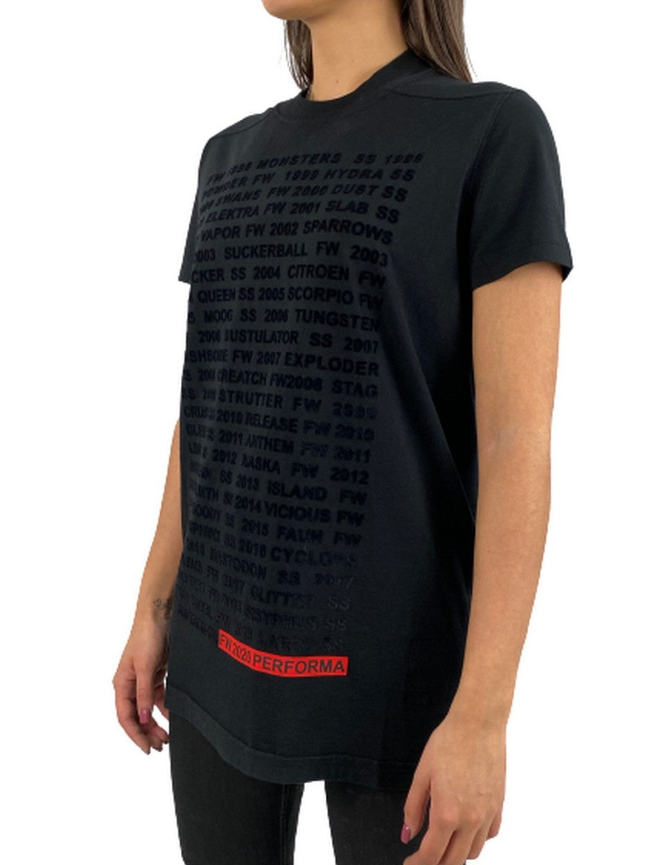 Inverno, Donna, FW20, L, M, Nero, Outlet, Rick Owens Drkshdw, T-Shirt, XL