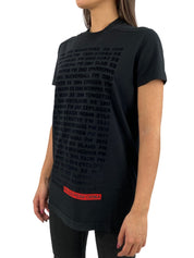 Rick Owens Drkshdw T-Shirt DS20F1205/RNEP10909 - SanShopLuxury - -50%, 2020, Abbigliamento, Autunno/Inverno, Donna, FW20, L, M, Nero, Outlet, Rick Owens Drkshdw, T-Shirt, XL
