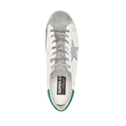 Golden Goose Sneakers GMF00102/F00416782171 - SanShopLuxury - 41, 42, 43, 44, 45, Autunno/Inverno, Bianco, Bianco-Verde, Calzature, Carry Over, Continuativo, Golden Goose, New, Primavera/Estate, Sneakers, Stellato, Uomo