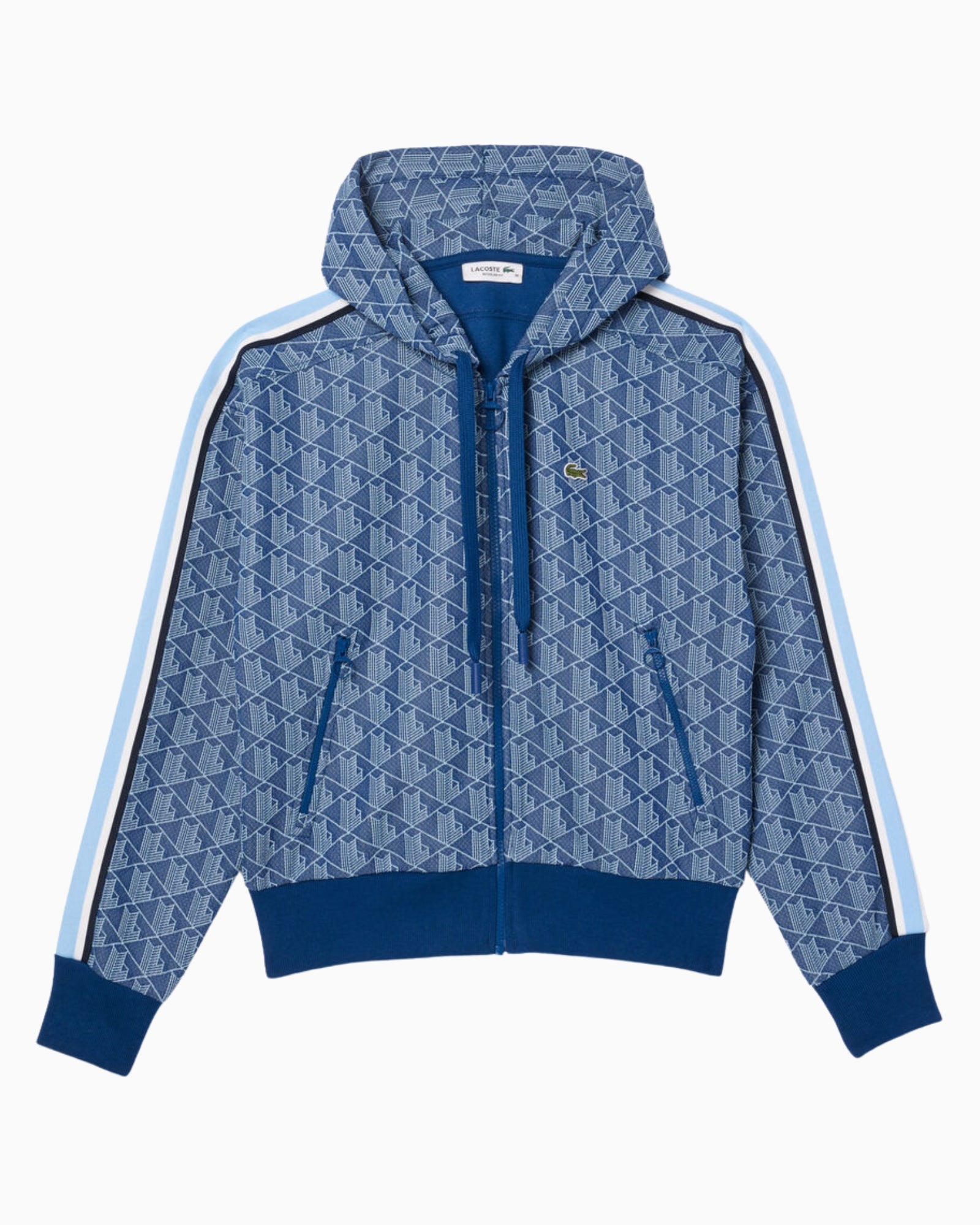 Lacoste Felpa SF7606/525 - SanShopLuxury - 2025, 34, 36, 38, 40, Abbigliamento, Blu, Donna, Felpa, Lacoste, New, Primavera/Estate, SS25, Stellato