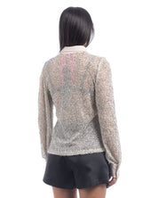 So Lavish Camicia C4017-A - SanShopLuxury - 2024, 40, 42, 44, Abbigliamento, Autunno/Inverno, Avorio, Camicia, Continuativo, Donna, FW24, Idoneo, Outlet, Primavera/Estate, So Lavish