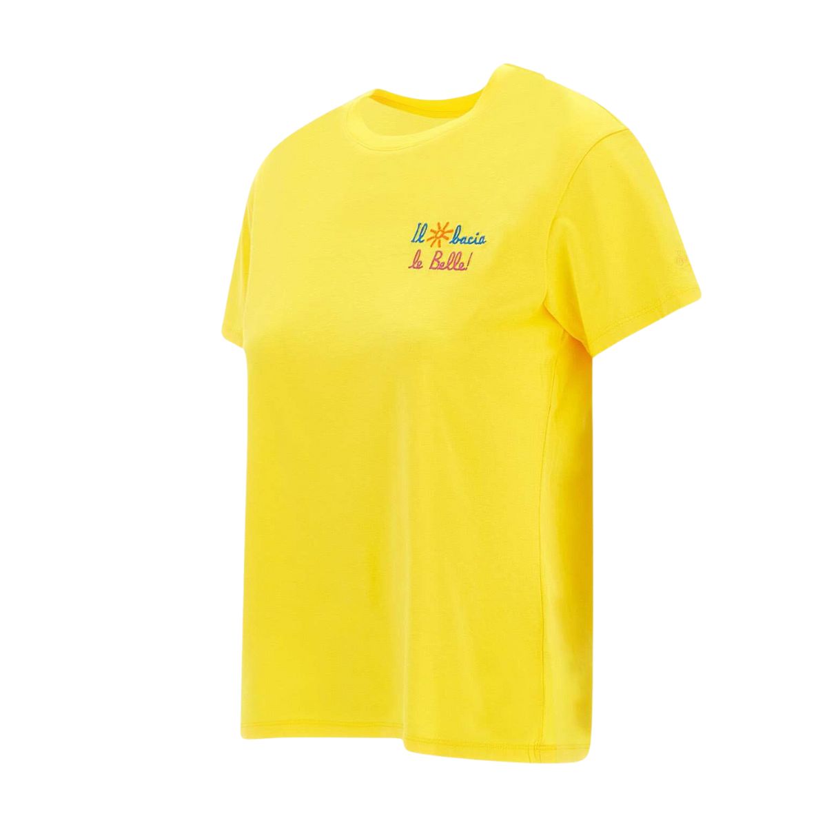 Mc2 Saint Barth T-Shirt EMI000104911D92 - SanShopLuxury - Abbigliamento, Beachwear, Carry Over, Donna, Giallo, Idoneo, Mc2 Saint Barth, New, Primavera/Estate, S, T-Shirt, Ultimo