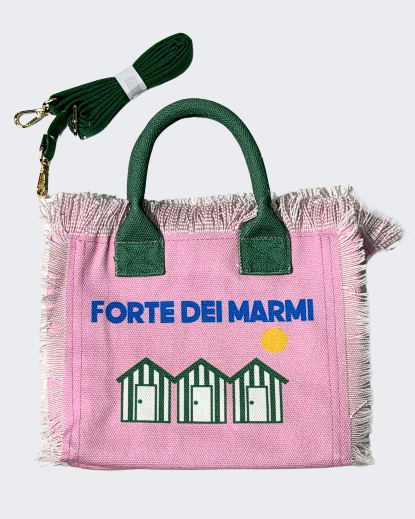 Mc2 Saint Barth Borsa a Mano COL0001-00748F - SanShopLuxury - Beachwear, Borsa a Mano, Borsa da spiaggia, Carry Over, Donna, Mc2 Saint Barth, New, Primavera/Estate, Rosa, Stellato, Unica, Valigeria