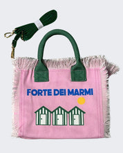 Mc2 Saint Barth Borsa a Mano COL0001-00748F - SanShopLuxury - Beachwear, Borsa a Mano, Borsa da spiaggia, Carry Over, Donna, Mc2 Saint Barth, New, Primavera/Estate, Rosa, Stellato, Unica, Valigeria