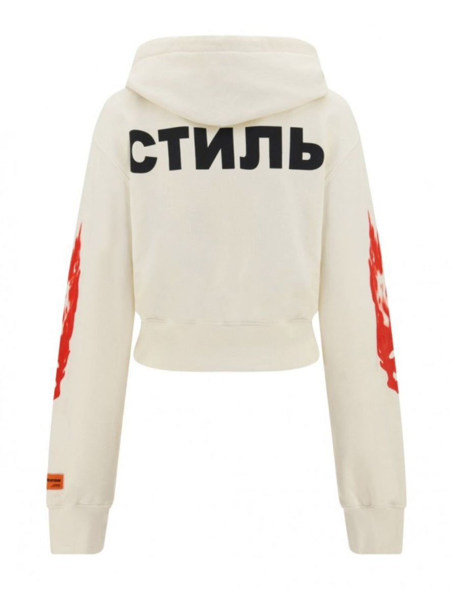 Inverno, Bianco, Crop, Donna, Felpa, FW22, Heron Preston, L, Outlet, Ultimo